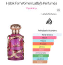 Habik For Women Lattafa 100ml